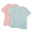 画像1: Good On（グッドオン）Short Sleeve Crew Neck Tee（ショートスリーブクルーネックTシャツ）"Pigment Dye"/CORAL（コーラル）・SODA（ソーダ） (1)