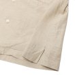 画像10: KAPTAIN SUNSHINE（キャプテンサンシャイン）Linen Silk Open Collar Shirt（リネンシルクオープンカラーシャツ）WASHED LINEN SILK CLOTH/Natural（ナチュラル）・Ink Black（インクブラック） (10)