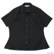 画像4: INDIVIDUALIZED SHIRTS（インディビジュアライズドシャツ）Camp Collar Short Sleeve Shirt（キャンプカラーショートスリーブシャツ）"LINEN"/Navy（ネイビー）・Black（ブラック） (4)