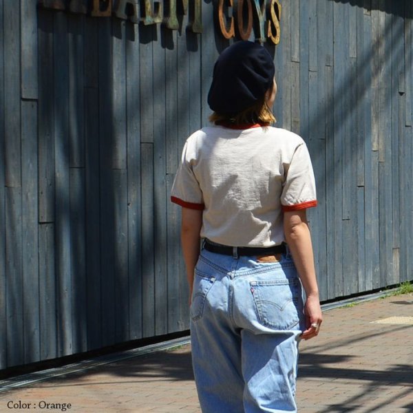 画像15: Good On(グッドオン)Short Sleeve Ringer Tee(ショートスリーブリンガーTシャツ)"Reactive Dye" / Orange(オレンジ)・Smoky Blue(スモーキブルー)・Olive(オリーブ) (15)