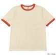 画像2: Good On（グッドオン）Short Sleeve Ringer Tee（ショートスリーブリンガーTシャツ）"Reactive Dye"/Orange（オレンジ）・Smoky Blue（スモーキブルー）・Olive（オリーブ） (2)