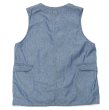 画像2: Post O'Alls（ポストオーバーオールズ）Royal Traveler（ロイヤルトラベラー）"Vintage Sheeting" / Chambray（シャンブレー） (2)