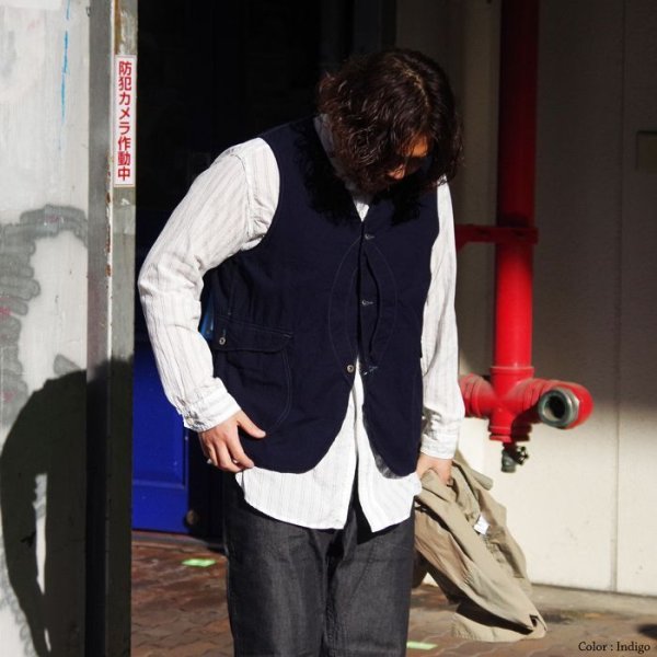 画像10: Post O'Alls（ポストオーバーオールズ）Royal Traveler（ロイヤルトラベラー）"Vintage Sheeting" / Chambray（シャンブレー）※Lサイズのみ (10)