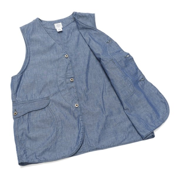 画像7: Post O'Alls（ポストオーバーオールズ）Royal Traveler（ロイヤルトラベラー）"Vintage Sheeting" / Chambray（シャンブレー）※Lサイズのみ (7)