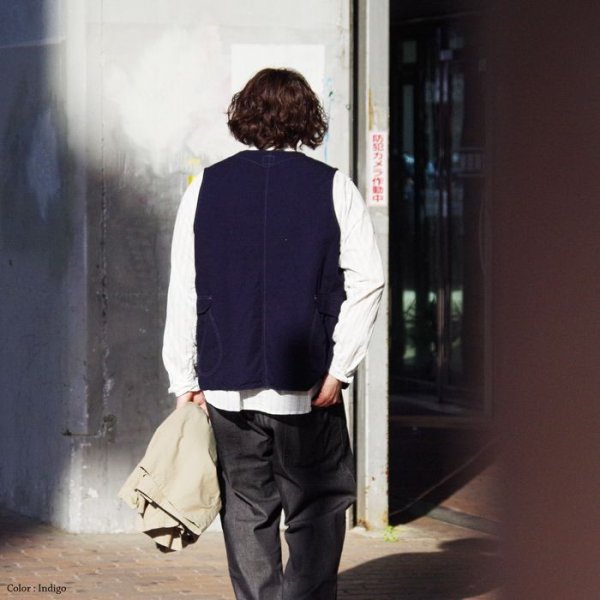 画像11: Post O'Alls（ポストオーバーオールズ）Royal Traveler（ロイヤルトラベラー）"Vintage Sheeting" / Chambray（シャンブレー）※Lサイズのみ (11)