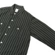 画像4: Post O'Alls（ポストオーバーオールズ）St.Louis（セント・ルイス）”Dobby Stripe" / Black（ブラック） (4)