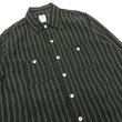 画像7: Post O'Alls（ポストオーバーオールズ）St.Louis（セント・ルイス）Dobby Stripe/Black（ブラック） (7)