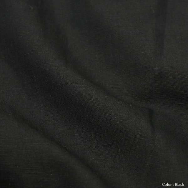 画像11: *A VONTADE(アボンタージ)Banded Collar Shirts(バンドカラーシャツ)"Cotton Linen Chambray" / White(ホワイト)・Black(ブラック) (11)