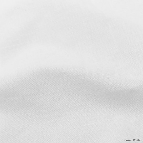 画像10: *A VONTADE(アボンタージ)Banded Collar Shirts(バンドカラーシャツ)"Cotton Linen Chambray" / White(ホワイト)・Black(ブラック) (10)