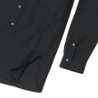 画像8: *A VONTADE（アボンタージ）Banded Collar Shirts（バンドカラーシャツ）"Cotton Linen Chambray" / White（ホワイト）・Black（ブラック） (8)