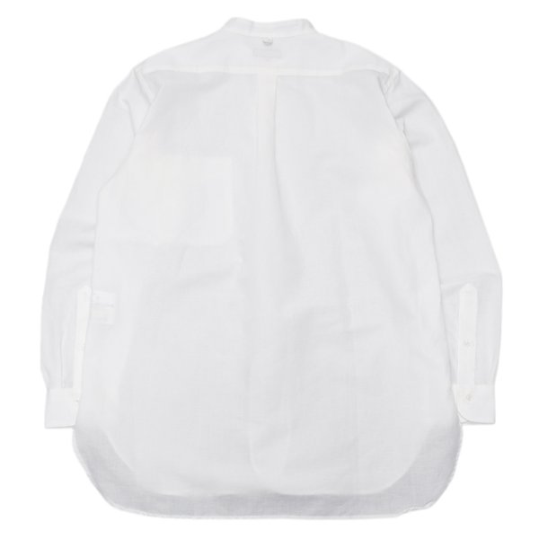画像3: *A VONTADE(アボンタージ)Banded Collar Shirts(バンドカラーシャツ)"Cotton Linen Chambray" / White(ホワイト)・Black(ブラック) (3)