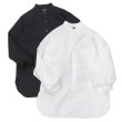 画像1: *A VONTADE（アボンタージ）Banded Collar Shirts（バンドカラーシャツ）"Cotton Linen Chambray" / White（ホワイト）・Black（ブラック） (1)