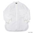 画像2: *A VONTADE（アボンタージ）Banded Collar Shirts（バンドカラーシャツ）"Cotton Linen Chambray" / White（ホワイト）・Black（ブラック） (2)