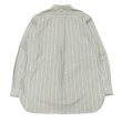 画像2: *A VONTADE（アボンタージ）Banded Collar Shirts（バンドカラーシャツ）"End on End Broad" / Blue Stripe（ブルーストライプ）※Mサイズのみ (2)