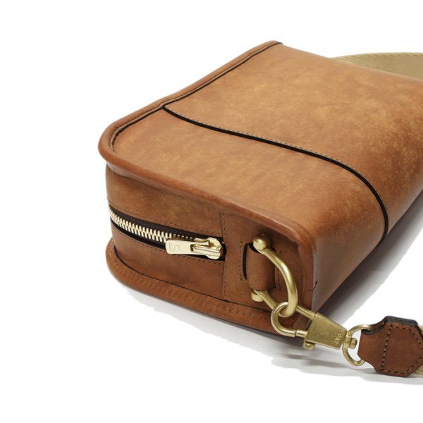 画像4: WILD SWANS(ワイルドスワンズ)COLLIER(コリアー)ショルダーバッグ"プエブロ"/Cognac(コニャック) (4)