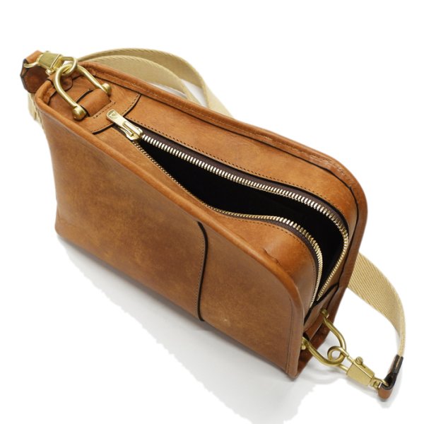 画像6: WILD SWANS(ワイルドスワンズ)COLLIER(コリアー)ショルダーバッグ"プエブロ"/Cognac(コニャック) (6)