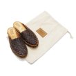 画像8: MOHINDERS（モヒンダーズ）CITY SLIPPER（シティースリッパ）WOVEN/Oiled Brown（オイルドブラウン） (8)