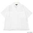 画像3: Nigel Cabourn（ナイジェル・ケーボン）OPEN COLLAR SHIRT（オープンカラーシャツ）LINEN TWILL/Off White（オフホワイト）・Beige（ベージュ）・Green（グリーン）・Charcoal（チャコールグレー） (3)