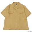 画像4: Nigel Cabourn（ナイジェル・ケーボン）OPEN COLLAR SHIRT（オープンカラーシャツ）LINEN TWILL/Off White（オフホワイト）・Beige（ベージュ）・Green（グリーン）・Charcoal（チャコールグレー） (4)