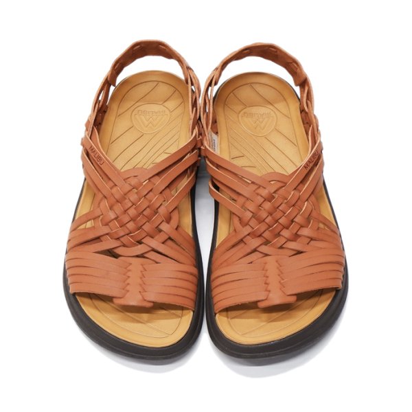 画像3: MALIBU SANDALS(マリブサンダルズ)CANYON(キャニオン)"VEGAN LEATHER" / Whiskey×Dark Brown(ウイスキー×ダークブラウン) (3)