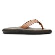 画像4: ISLAND SLIPPER（アイランドスリッパ）PB202 (レザートングサンダル・ブラックソール) / Chocolate×Whisky（チョコレート×ウイスキー） (4)