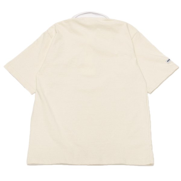 画像2: BARBARIAN（バーバリアン）カジュアルラガーシャツショートスリーブ ”SOLID" / Ivory（アイボリー） (2)