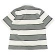 画像2: BARBARIAN（バーバリアン）Light Weight Rugby Collar Shirt S/S（ライトウェイト ラグビーカラーシャツS/S） "ALTERNATING STRIPES" / Ivory×Bottle×Oxford×Navy（アイボリー×ボトル×オックスフォード×ネイビー） (2)