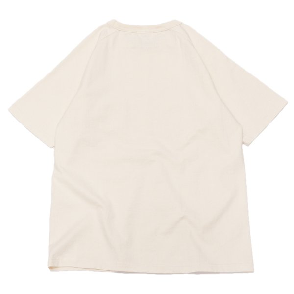画像3: Nigel Cabourn(ナイジェル・ケーボン)9.5oz BASIC T-SHIRT(9.5ozベーシックTシャツ)/ Ivory(アイボリー)・Black(ブラック) (3)