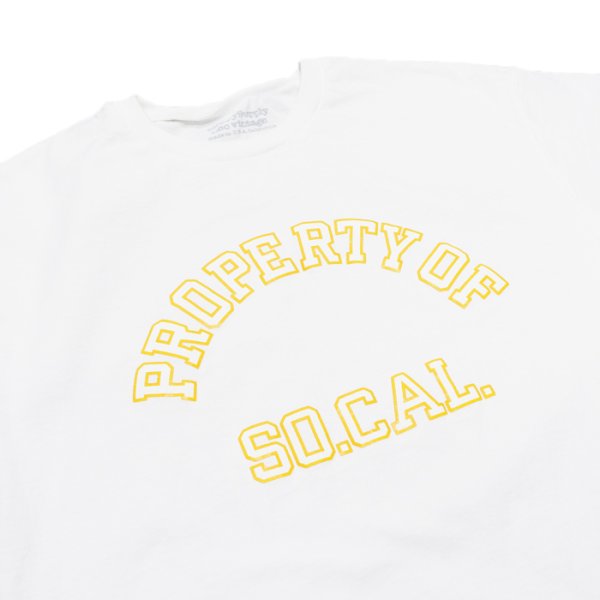 画像7: Sloppy Supply（スラッピーサプライ）Short Sleeve Print Tee（ショートスリーブプリントTシャツ）"SO.CAL"/White（ホワイト）・Blue（ブルー） (7)
