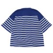 画像5: BARBARIAN（バーバリアン）カジュアルヘンリーネックシャツショートスリーブ "BASQUE STRIPES" レディース / Yellow×White（イエロー×ホワイト）・Dk.Ocean×White（ダークオーシャン×ホワイト） (5)