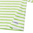 画像8: BARBARIAN（バーバリアン）カジュアルクルーネックシャツショートスリーブ ”TWO COLOUR STRIPES" レディース / White×Apple（ホワイト×アップル）・White×Brown（ホワイト×ブラウン） (8)