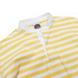画像6: BARBARIAN（バーバリアン）カジュアルヘンリーネックシャツショートスリーブ "BASQUE STRIPES" レディース / Yellow×White（イエロー×ホワイト）・Dk.Ocean×White（ダークオーシャン×ホワイト） (6)