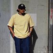 画像11: BARBARIAN（バーバリアン）カジュアルクルーネックシャツショートスリーブ 　”1/2 TWO COLOUR STRIPES” / Yellow×White+Graphite（イエロー×ホワイト+グラファイト）・Black×White+Raspberry（ブラック×ホワイト+ラズベリー） (11)