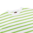 画像6: BARBARIAN（バーバリアン）カジュアルクルーネックシャツショートスリーブ ”TWO COLOUR STRIPES" レディース / White×Apple（ホワイト×アップル）・White×Brown（ホワイト×ブラウン） (6)