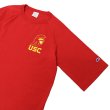 画像5: Champion（チャンピオン）T1011 US Print Raglan Sleeve T-Shirt（ティーテンイレブンUSプリントラグランスリーブTシャツ）"USC"/Cardinal（カーディナル）Made in USA (5)