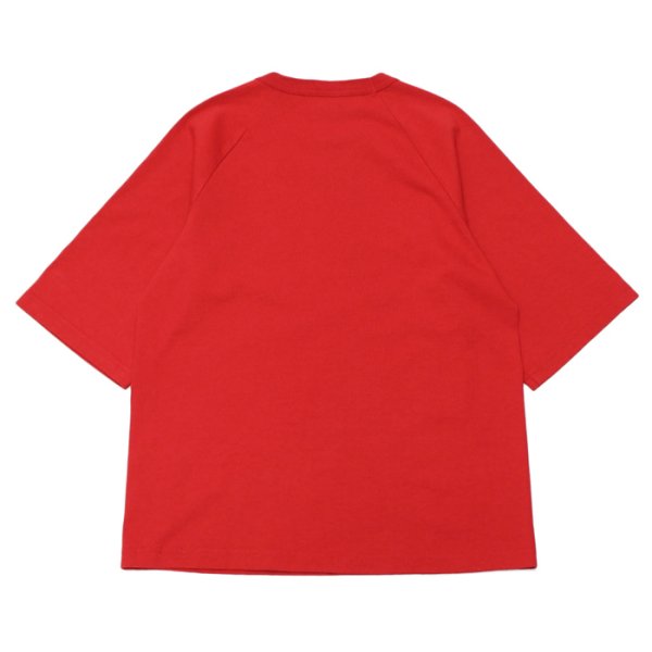画像2: Champion（チャンピオン）T1011 US Print Raglan Sleeve T-Shirt（ティーテンイレブンUSプリントラグランスリーブTシャツ）"USC・Made in USA" / Cardinal（カーディナル） (2)