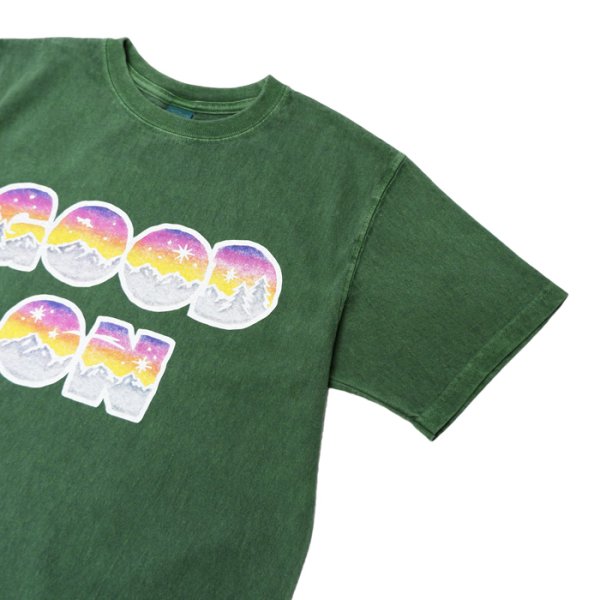 画像5: Good On（グッドオン）Short Sleeve Crew Neck Batik Print Tee（ショートスリーブクルーネックバティックプリントTシャツ）"GOOD ON" / Dk.Green（ダークグリーン） (5)