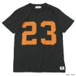 画像1: free rage（フリーレイジ）リサイクルコットンプリントTee"No.23"/ Sumi（スミクロ） (1)
