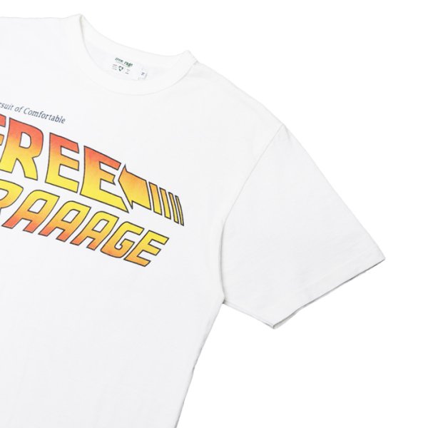 画像8: free rage（フリーレイジ）リサイクルコットンプリントTee / White（ホワイト）・Sumi（スミクロ） (8)