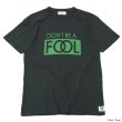 画像1: free rage（フリーレイジ）リサイクルコットンプリントTee"FOOL"/ Sumi（スミクロ） (1)