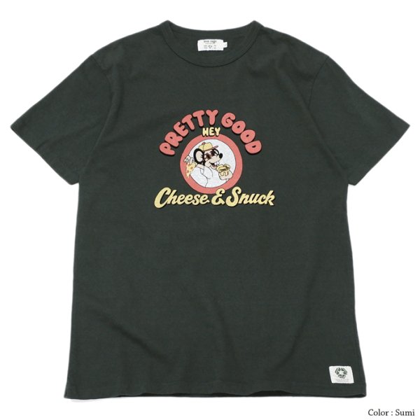 画像4: free rage（フリーレイジ）リサイクルコットンプリントTee / White（ホワイト）・Sumi（スミクロ） (4)