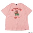 画像2: STUDIO D'ARTISAN（ステュディオ・ダ・ルチザン）USAコットンピグメント加工プリントＴシャツ"WESTERN HERO" / Pink（ピンク）・Black（ブラック） (2)