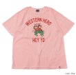 画像2: STUDIO D'ARTISAN（ステュディオ・ダ・ルチザン）USAコットンピグメント加工プリントＴシャツ"WESTERN HERO"/Pink（ピンク）・Black（ブラック） (2)