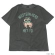 画像4: STUDIO D'ARTISAN（ステュディオ・ダ・ルチザン）USAコットンピグメント加工プリントＴシャツ"WESTERN HERO" / Pink（ピンク）・Black（ブラック） (4)