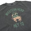 画像7: STUDIO D'ARTISAN（ステュディオ・ダ・ルチザン）USAコットンピグメント加工プリントＴシャツ"WESTERN HERO"/Pink（ピンク）・Black（ブラック） (7)