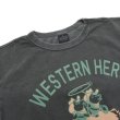 画像6: STUDIO D'ARTISAN（ステュディオ・ダ・ルチザン）USAコットンピグメント加工プリントＴシャツ"WESTERN HERO" / Pink（ピンク）・Black（ブラック） (6)
