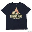 画像1: STUDIO D'ARTISAN（ステュディオ・ダ・ルチザン）USAコットンプリントＴシャツ"ARIZONA CAMP" / Navy（ネイビー） (1)