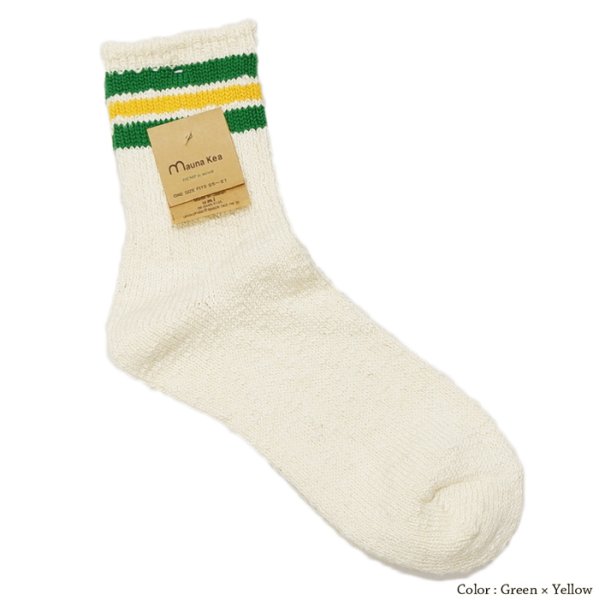 画像3: Mauna Kea（マウナケア）スラブネップ3本ラインソックス / 3Colors（全3色展開）※3足までメール便発送可 (3)