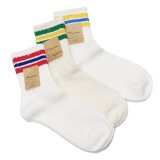Mauna Kea（マウナケア）スラブネップ3本ラインソックス / 3Colors（全3色展開）※3足までメール便発送可