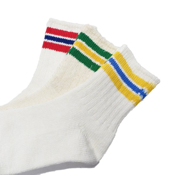 画像5: Mauna Kea（マウナケア）スラブネップ3本ラインソックス / 3Colors（全3色展開）※3足までメール便発送可 (5)